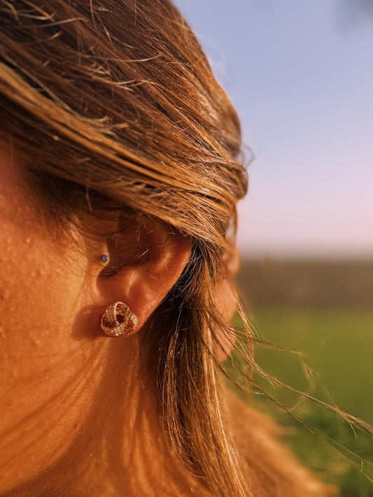 Knot earrings